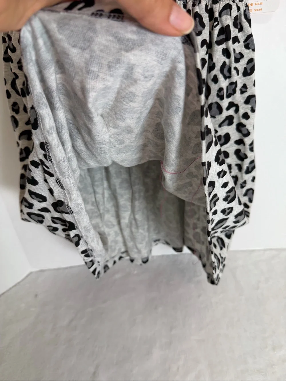 Gymboree Pink Tank Top with Leopard Print Skirt Dress Size 10